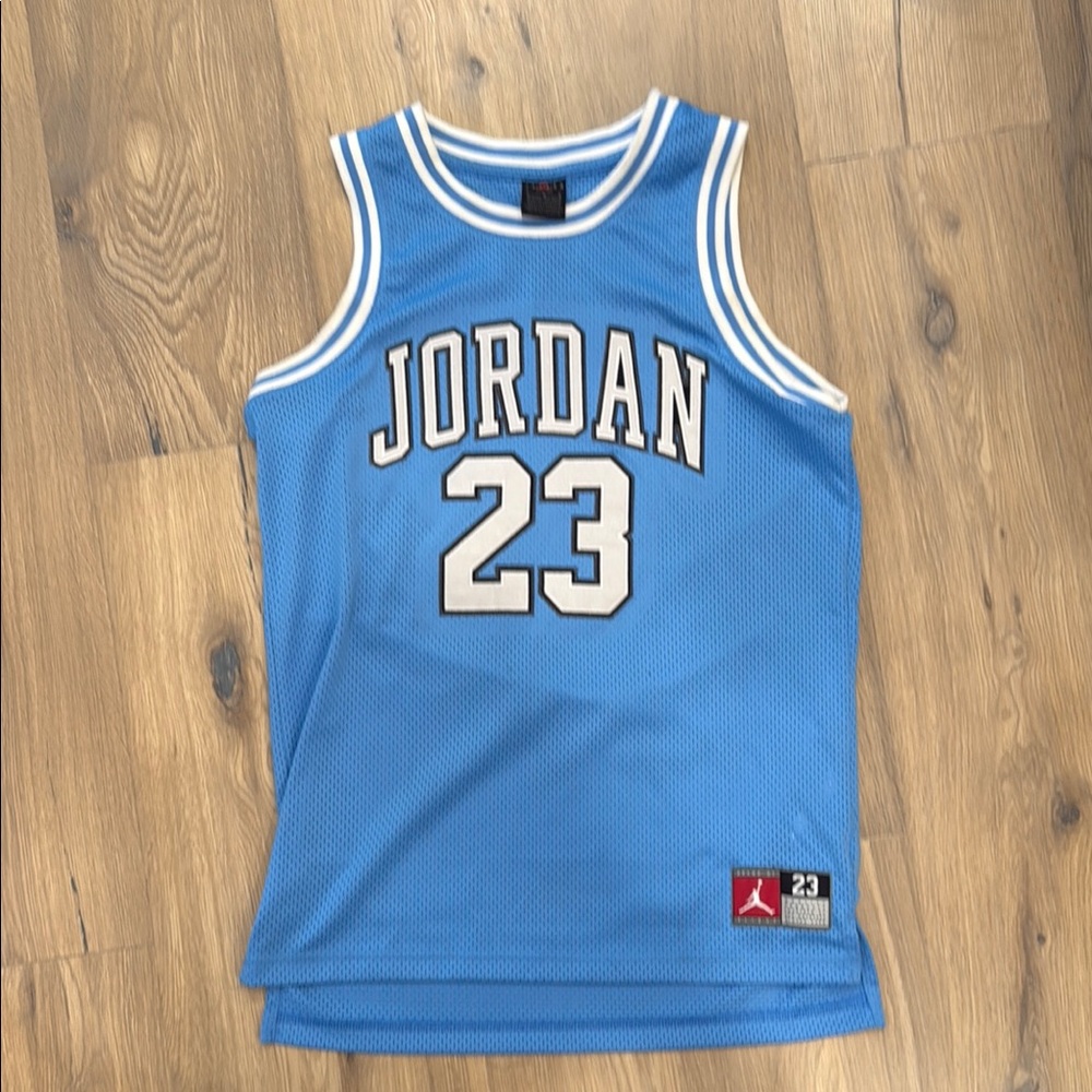 Jordan Black and Blue Basketball Jerseys Classic Design - Picture 9 of 14